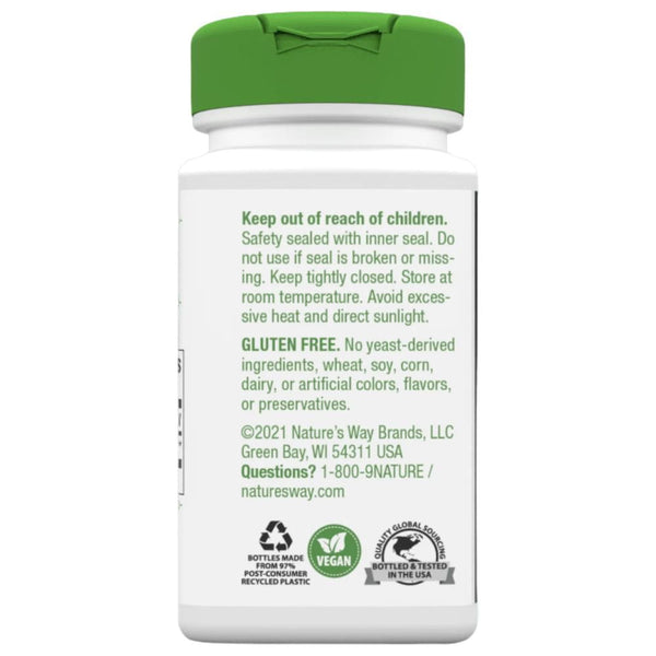 Nature's Way Vitamins, Minerals, Herbs & More Nature's Way Goldenseal Root 570mg 50 Capsules