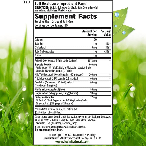 Irwin Naturals Digestive Health Irwin Naturals Daily Gentle Cleanse 60 Softgels