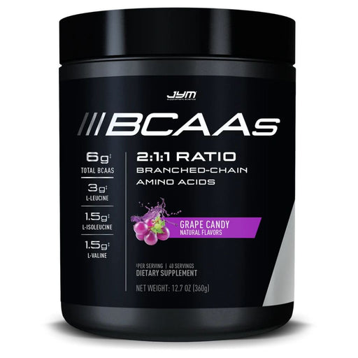 JYM Amino Acids Grape Candy JYM Brand JYM BCAAs 40 Servings