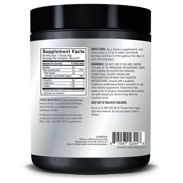 JYM Amino Acids JYM Brand JYM BCAAs 40 Servings