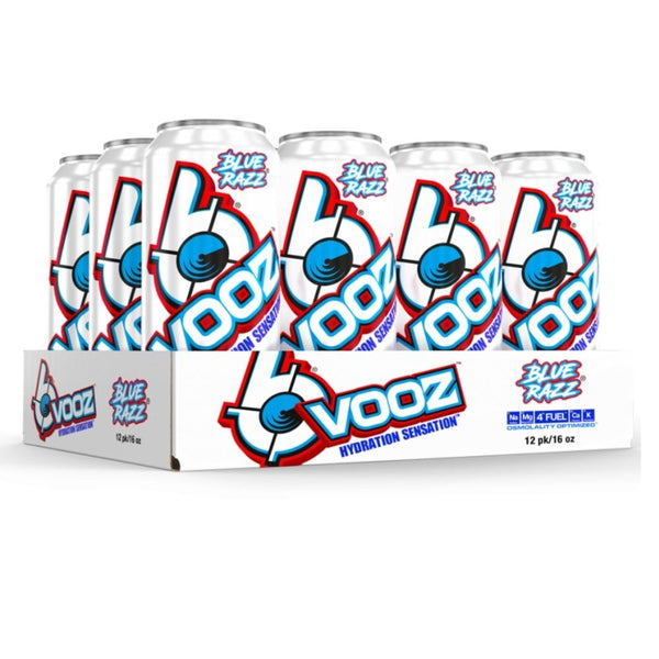 VPX Drinks Blue Razz VPX Bang VOOZ Hydration Sensation 12 Case