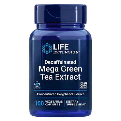 Life Extension Vitamins, Minerals, Herbs & More Life Extension Mega Green Tea Extract (decaffeinated) 100 Vegecaps