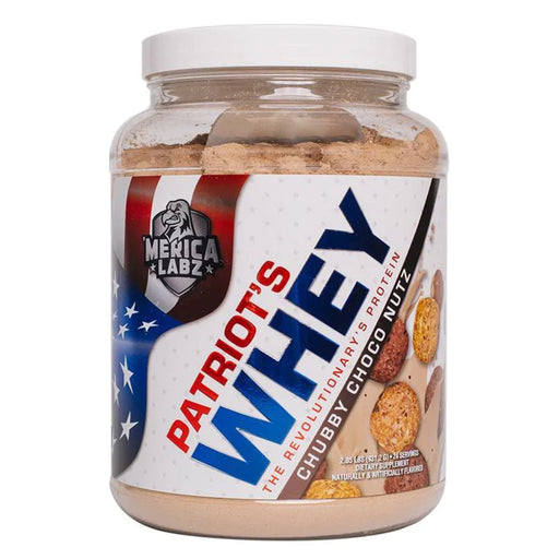 'Merica Labz Protein Powders CHUBBY CHOCO NUTZ Merica Labz Patriot's Whey 2lb