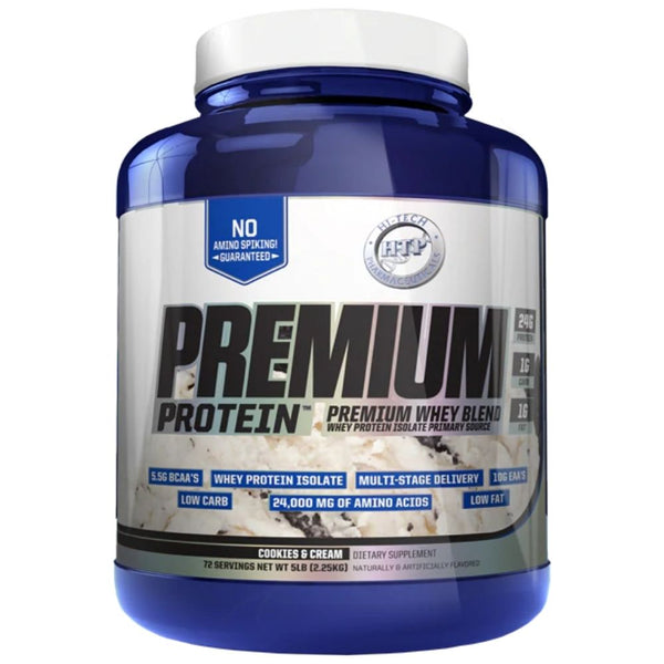 Hi-Tech Pharmaceuticals Protein Powders Cookies and Cream Hi-Tech Pharmaceuticals Premium Protein 5lbs