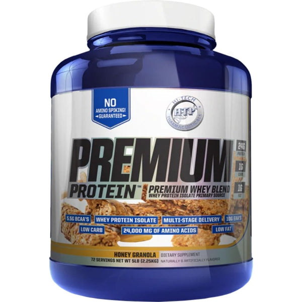 Hi-Tech Pharmaceuticals Protein Powders Honey Granola Hi-Tech Pharmaceuticals Premium Protein 5lbs