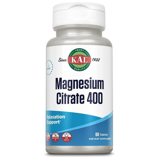 Kal Vitamins & Minerals KAL Magnesium Citrate 400mg 60 Tablets