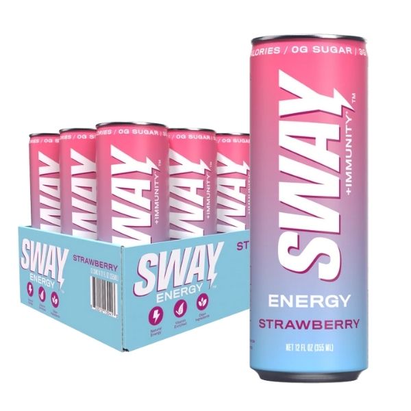 Sway Energy Drinks Strawberry Elegant Sway Energy 12 Box