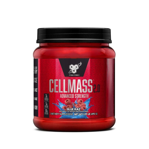 BSN Sports Nutrition & More Blue Razz BSN Cellmass 2.0 50 Servings