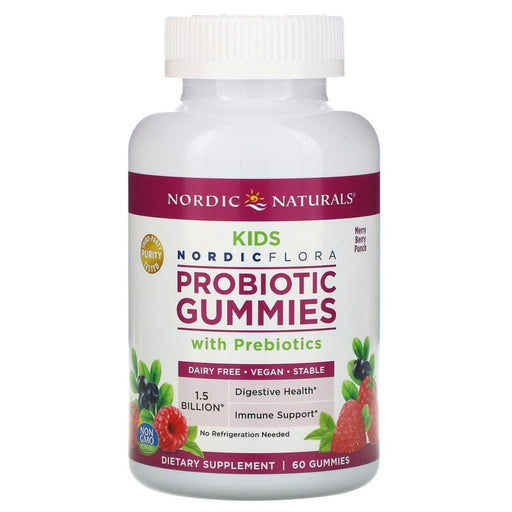 Nordic Naturals Digestive Health Nordic Flora Probiotic Gummies For Kids 60 Gummies