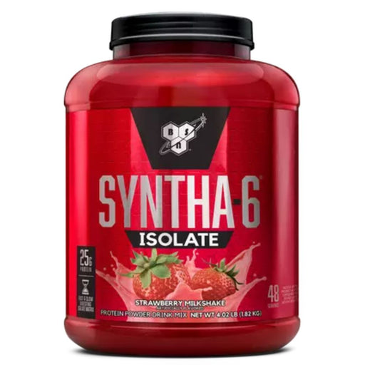 BSN Sports Nutrition & More Strawberry Milkshake BSN Syntha-6 Isolate 4.01 Lbs