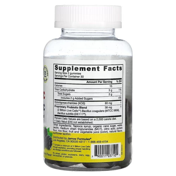 Jarrow Formulas Digestive Health Jarrow Probiotic + Prebiotic 60 Gummies