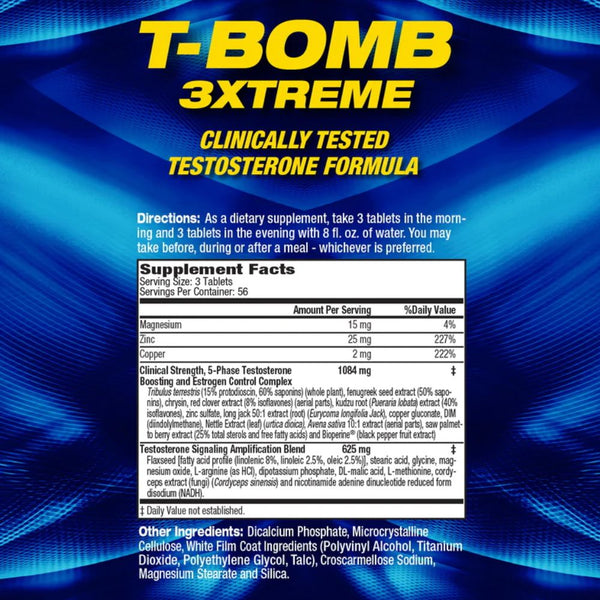 MHP Sports Performance Recovery MHP T-Bomb 3Xtreme 168 Tablets