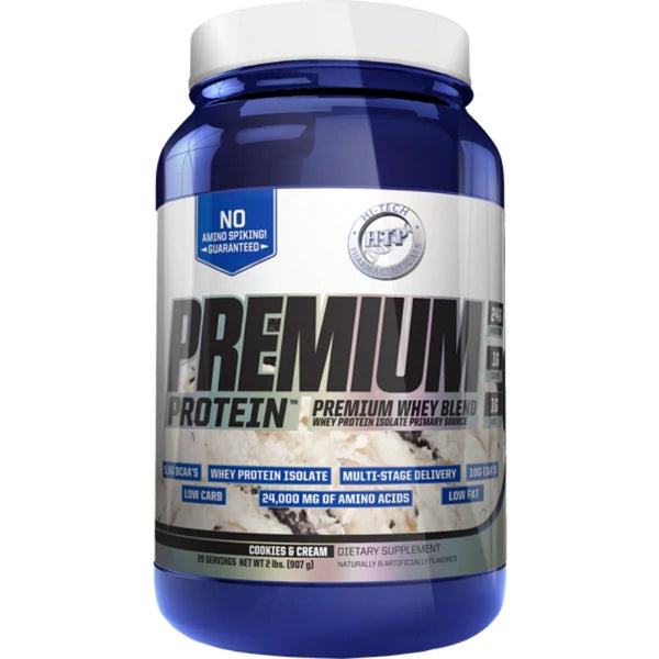Hi-Tech Pharmaceuticals Protein Powders Cookies and Cream Hi-Tech Pharma Premium Protein 2lbs