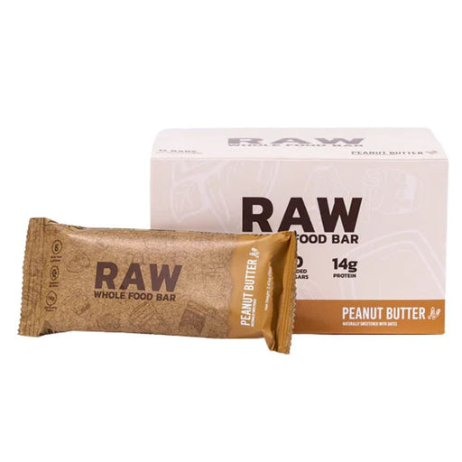 Raw Foods Juices Peanut Butter RAW Nutrition Whole Food Bar 12 Box