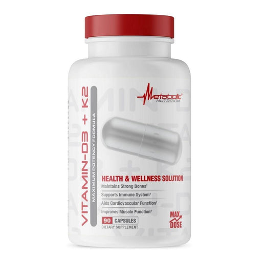 Metabolic Nutrition Vitamins & Minerals Metabolic Nutrition Vitamin D3 + K2 90 Capsules