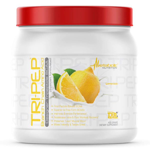 Metabolic Nutrition Sports Nutrition & More Lemonade Metabolic Nutrition Tri-Pep BCAA 400 Grams