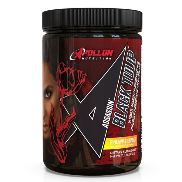 Apollon Nutrition Pre-Workouts Pineapple Orange Apollon Assassin Black Tulip 20/40 Servings