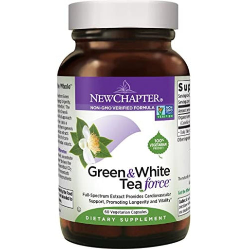 New Chapter Vitamins, Minerals, Herbs & More New Chapter Green & White Tea Force 60 Vege Caps