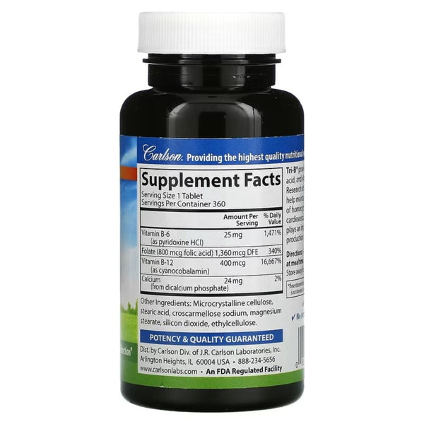 Carlson Essential Fatty Acids & - Oils Carlson Tri-B 360 Tablets