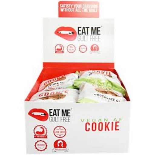 Eat Me Guilt Free Foods Juices Chocolate Chip Vegan AF Cookie Box of 8 (4595124142195)