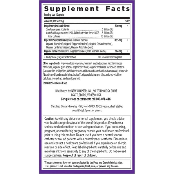 New Chapter Vitamins, Minerals, Herbs & More New Chapter Probiotic All-Flora 120 Capsules