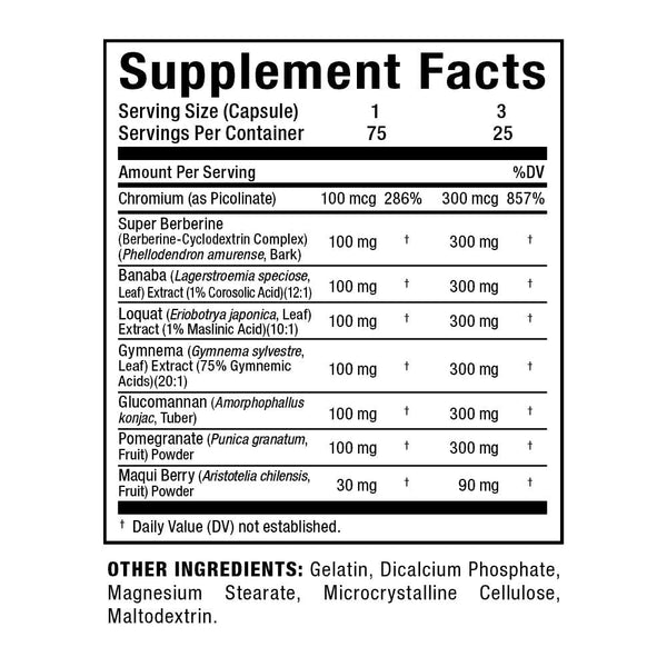 Allmax Nutrition Digestive Health Allmax GlucoFx Fuel Injector 75 Capsules