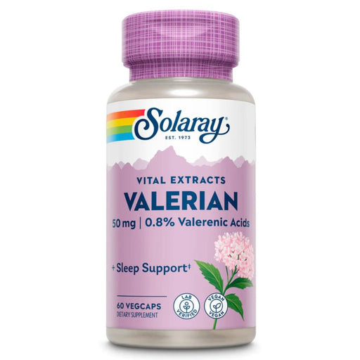 Solaray Vitamins, Minerals, Herbs & More Solaray Valerian Root Extract 50mg 60 Capsules