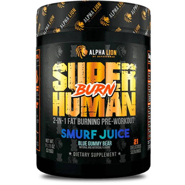 Alpha Lion Fat Burner Smurf Juice Alpha Lion SuperHuman Burn 21 Servings