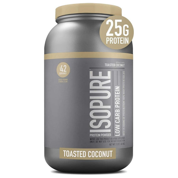 Nature's Best Protein Powders Toasted Coconut Nature's Best Isopure Zero Carb 3 Lbs