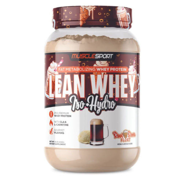 Muscle Sport Protein Powders Root Beer Float Muscle Sport Lean Whey Revolution 2lb
