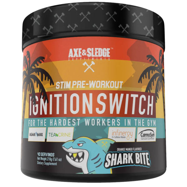 AXE & SLEDGE Sports Performance Recovery Shark Bite Axe & Sledge Ignition Switch 40 Servings