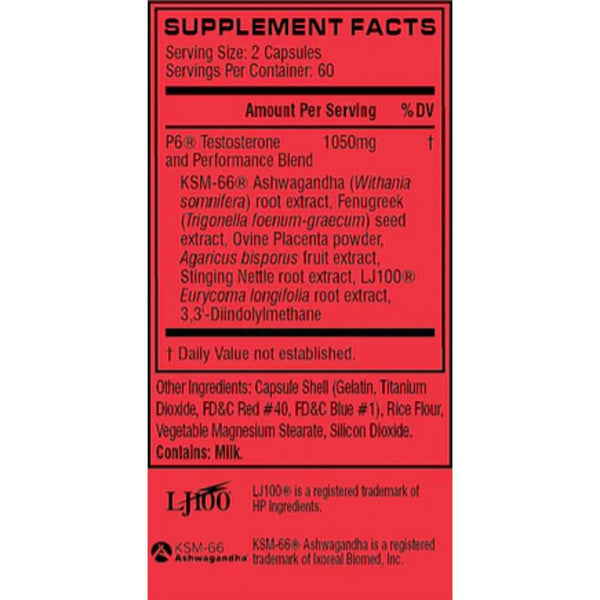 Cellucor Specialty Health Products Cellucor P6 Original 120 Capsules