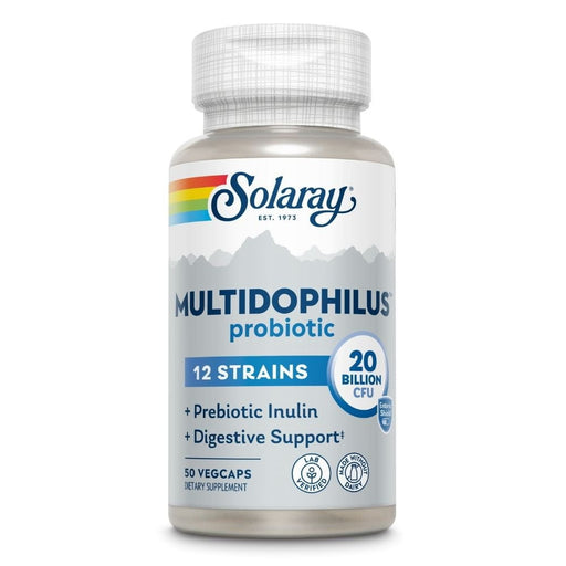 Solaray Vitamins, Minerals, Herbs & More Solaray Multidophilus 12 20 Billion 50 Vege Caps