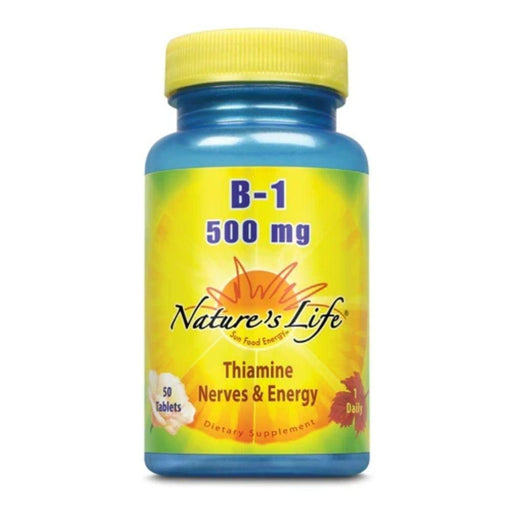 Nature's Life Vitamins & Minerals Nature's Life B-1 500mg 50 Tablets