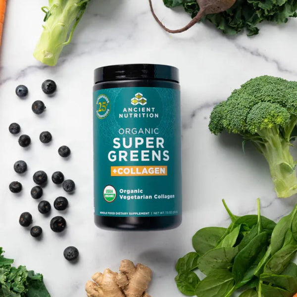 Ancient Nutrition Personal Care& - Hygeine Ancient Nutrition Super Greens + Collagen 25 Servings