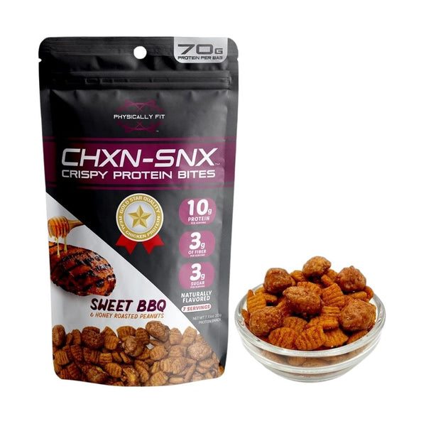 Physically Fit Foods Juices Physically Fit CHXN-SNX Crispy Protein Bites 7 Servings