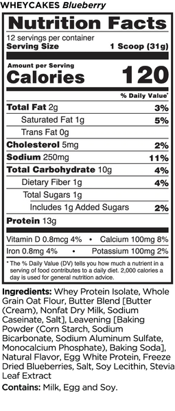 Rule1 Foods Juices Rule1 Whey Cakes Pancake Mix 12 Servings