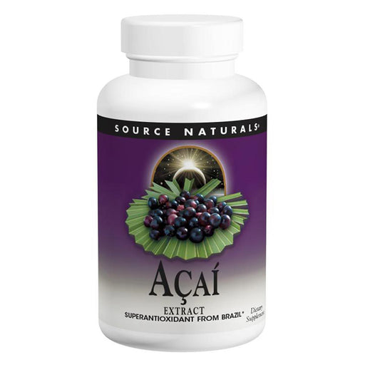 Source Naturals Vitamins, Minerals, Herbs & More Source Naturals Acai Extract 500mg 60 Caps (580944298028)