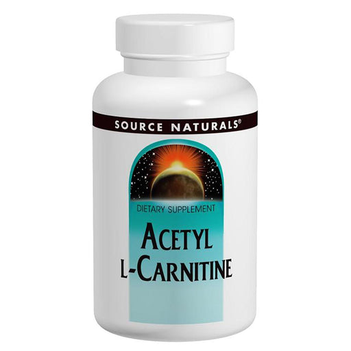 Source Naturals Vitamins, Minerals, Herbs & More Source Naturals Acetyl L-Carnitine 500mg 120 Tablets