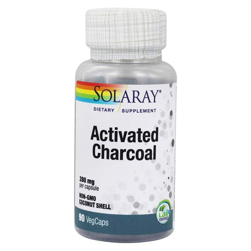 Solaray Vitamins, Minerals, Herbs & More Solaray Activated Charcoal 280mg 90 Caps