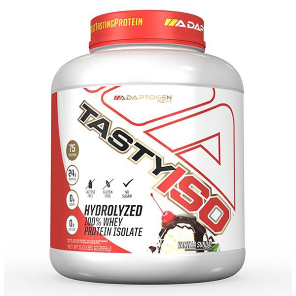 Adaptogen Science Protein Powders Vanilla Sundae Adaptogen Science Tasty Iso 5.21 Lbs (1515961024556)