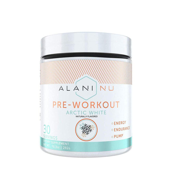 Alani Nu Sports Performance Recovery ARCTIC WHITE ALN PRE WORKOUT 30srv (1797449154604)