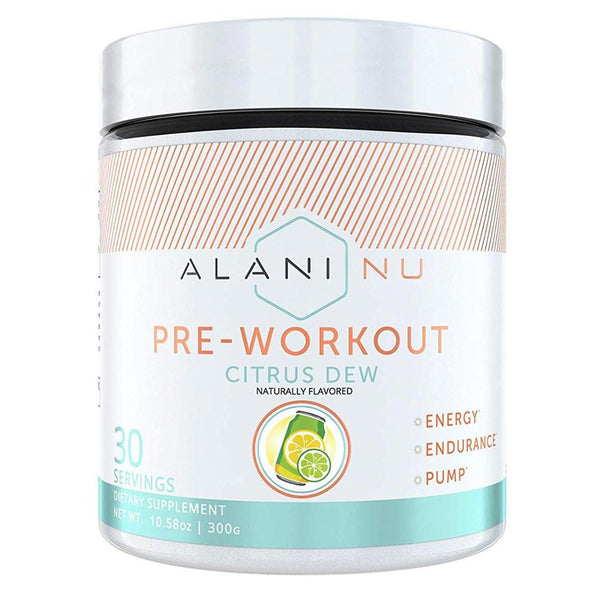Alani Nu Sports Performance Recovery CITRUS DEW ALN PRE WORKOUT 30srv (1797449154604)