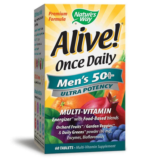 Nature's Way Vitamins, Minerals, Herbs & More Nature's Way Alive! Once Daily Men's 50+ 60 Tabs (581269749804)