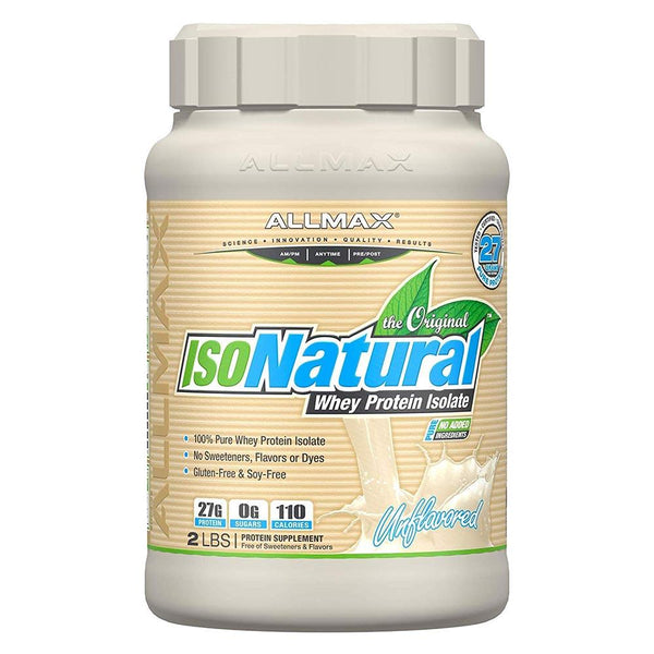 Allmax Nutrition Sports Nutrition & More Unflavored Allmax Nutrition IsoNatural Whey Protein 2 Lbs