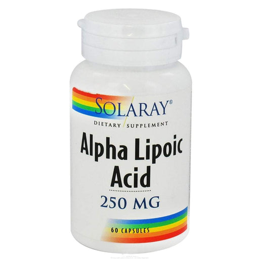Solaray Vitamins, Minerals, Herbs & More Solaray Alpha Lipoic Acid 250mg 60 Caps