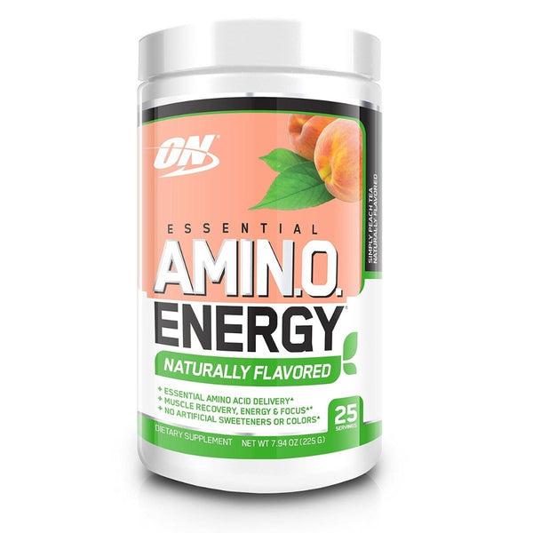 Optimum Nutrition Amino Acids Simply Peach Tea Optimum Nutrition Amino Energy Naturals 25 Servings (1172546224172)