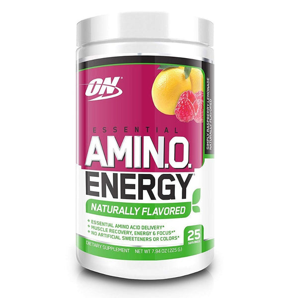 Optimum Nutrition Amino Acids Simply Raspberry Lemonade Optimum Nutrition Amino Energy Naturals 25 Servings (1172546224172)