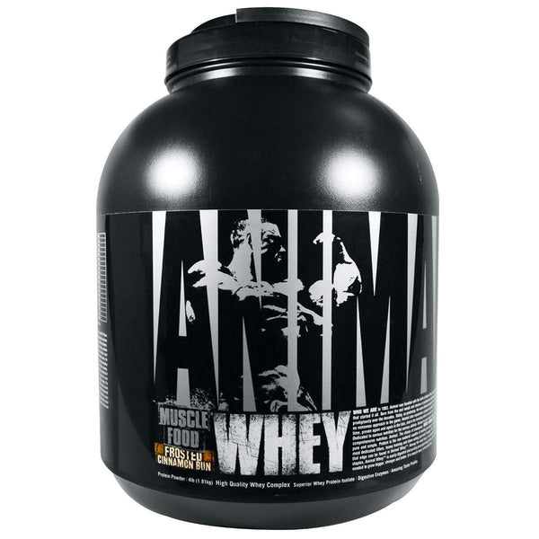 Universal Sports Nutrition & More Frosted Cinnamon Bun Universal Animal Whey 4lbs