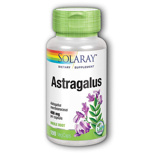 Solaray Vitamins, Minerals, Herbs & More Solaray Astragalus 400mg 100 Caps